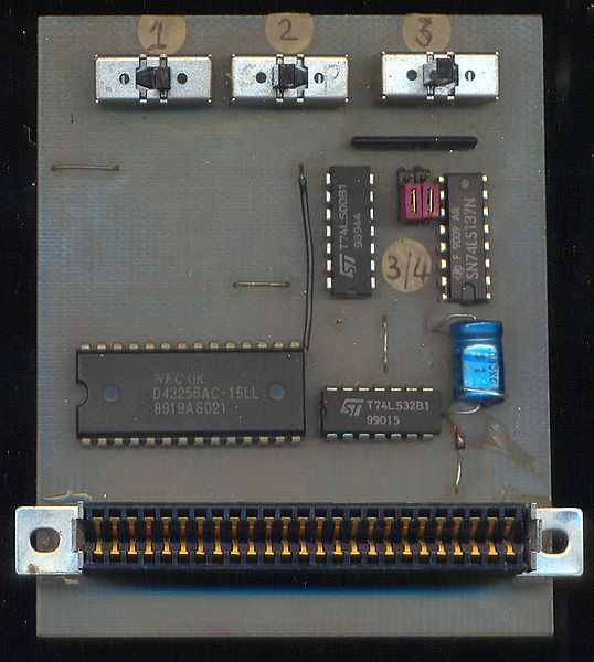 File:MicroStyle RAM-ROM PCB Top.jpg